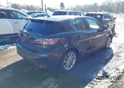 2012 Lexus Ct 200H Premium z USA, uszkodzony, nr VIN JTHKD5BH2C2069342